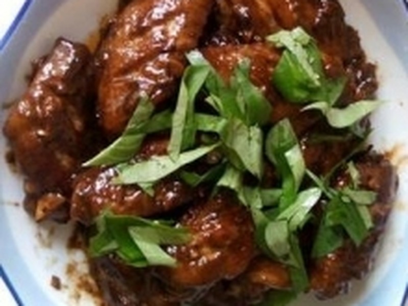 红酒烩鸡翅