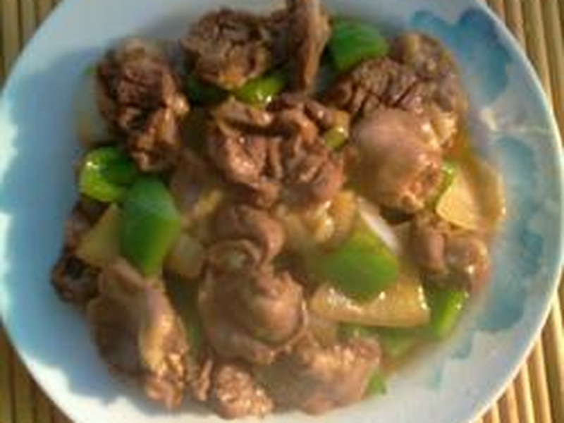 尖椒爆鸡心