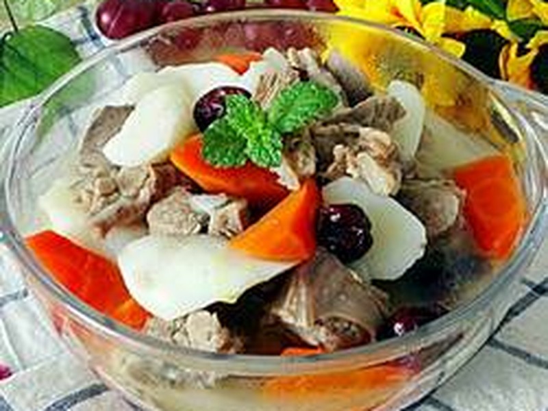 山药羊肉煲