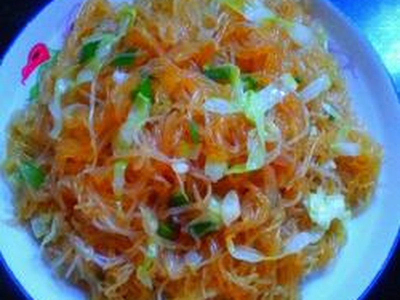 包心菜炒粉丝