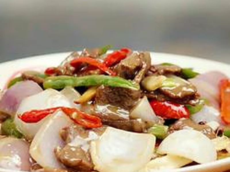 小炒牛肉片