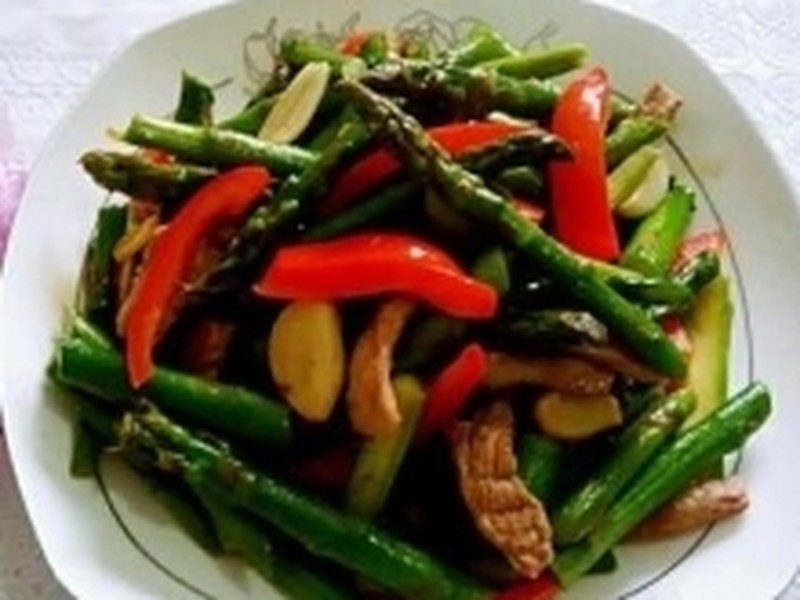 芦笋小炒肉