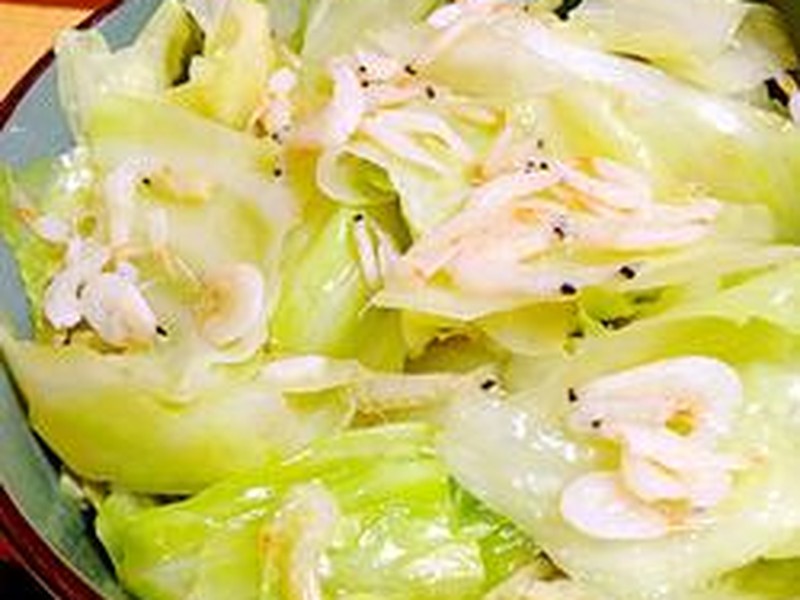清炒虾米卷心菜