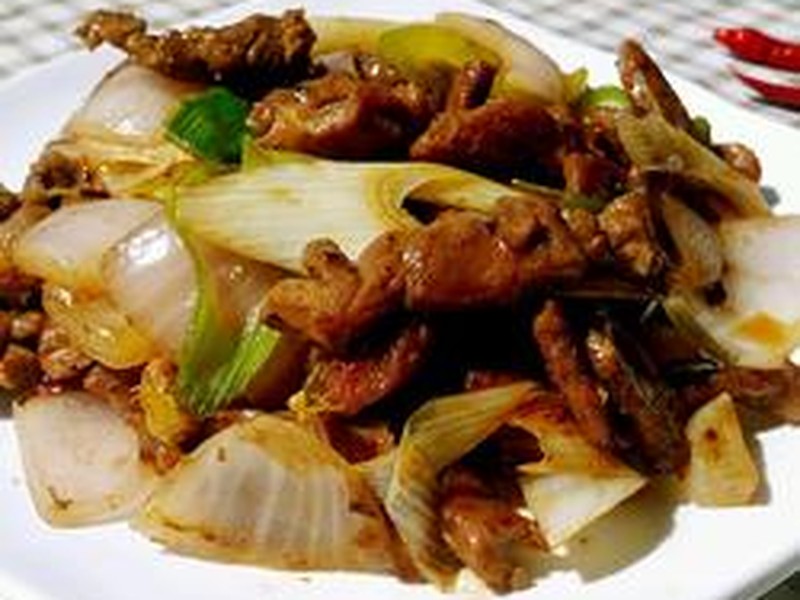 双葱爆羊肉