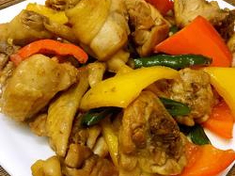 爆炒鸡肉