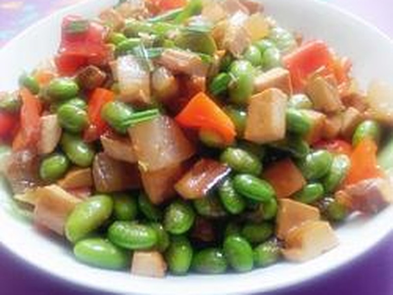 毛豆烧咸肉