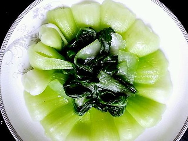 【香菇扒油菜】步骤3