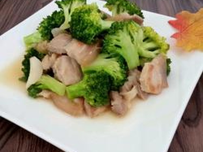 西蓝花炒肉
