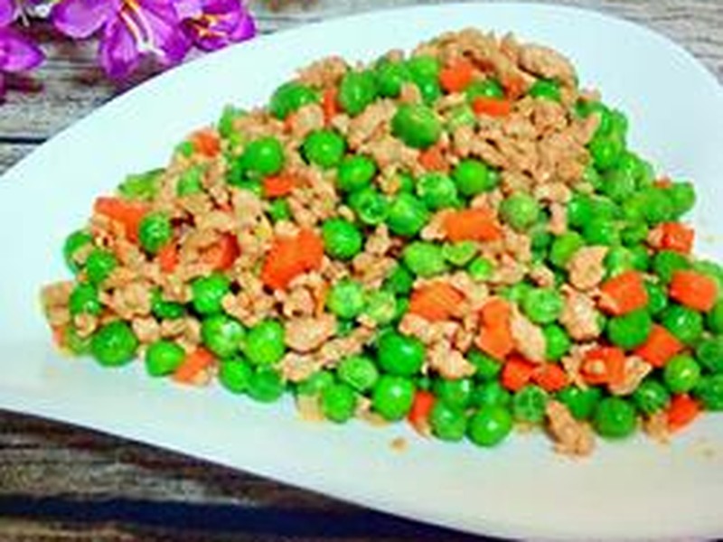 肉末炒豌豆