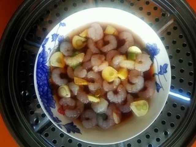 【虾仁扒油菜】步骤3