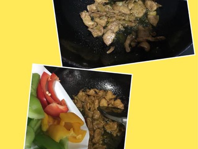 【彩椒鸡脯肉】步骤3