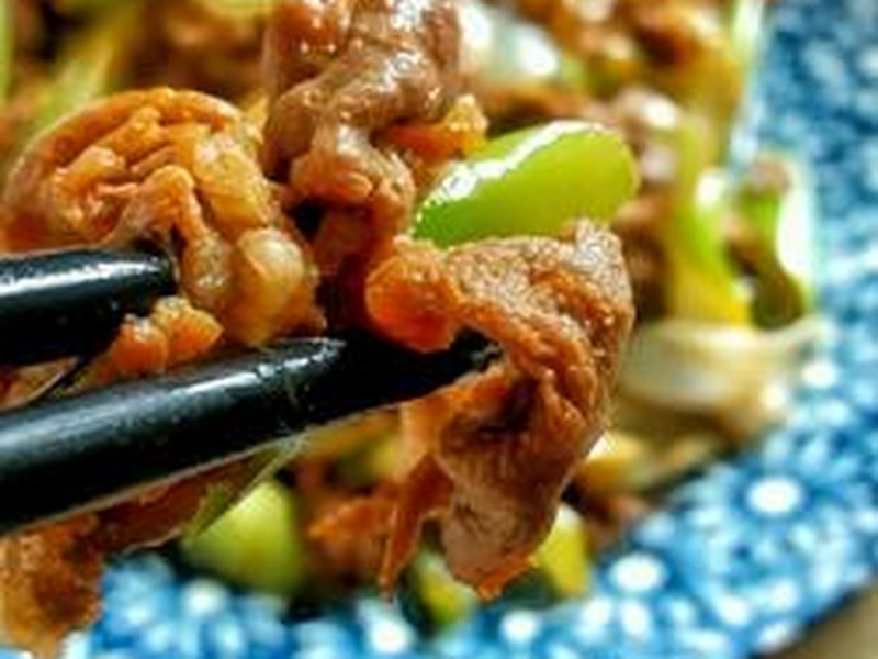 葱爆羊肉片