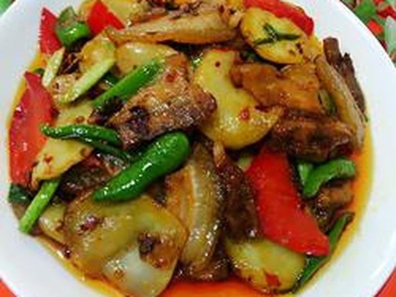 土豆回锅肉