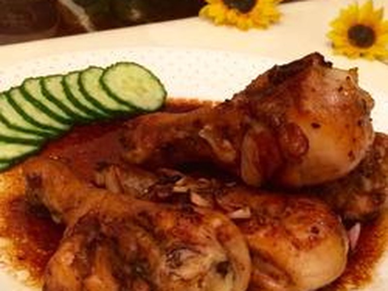 柠香烤鸡腿