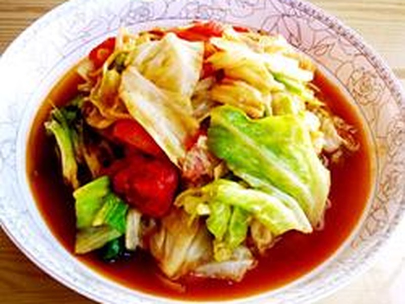 大头菜炒西红柿