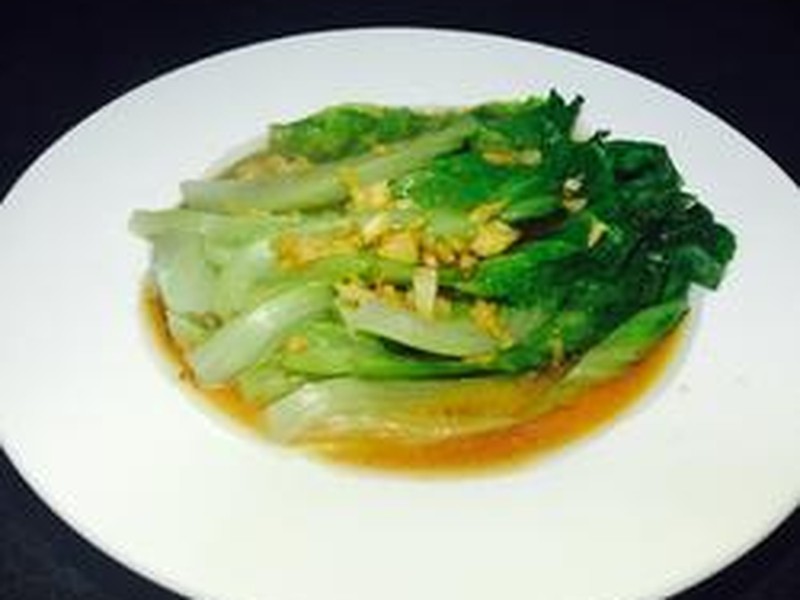 蒜汁蚝油生菜