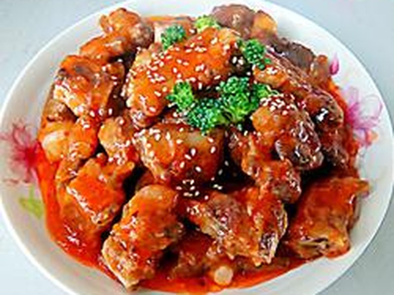 茄汁排骨