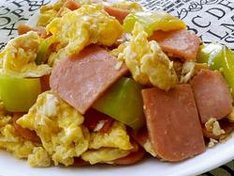 香肠炒鸡蛋