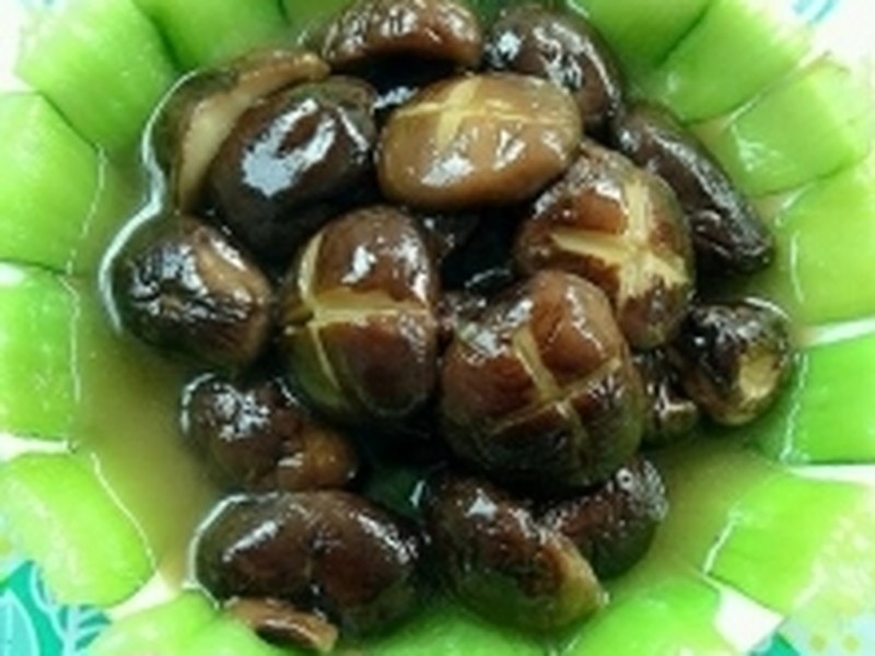香菇炒油菜