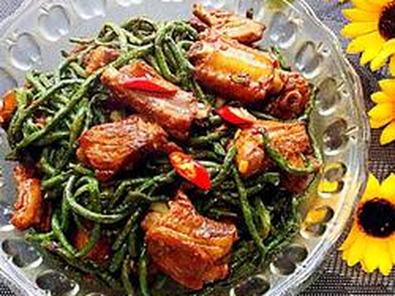 排骨烧豇豆