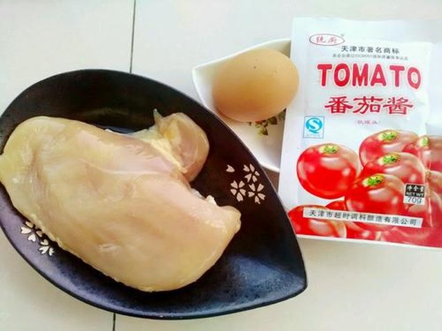 【番茄鸡肉饼】步骤1