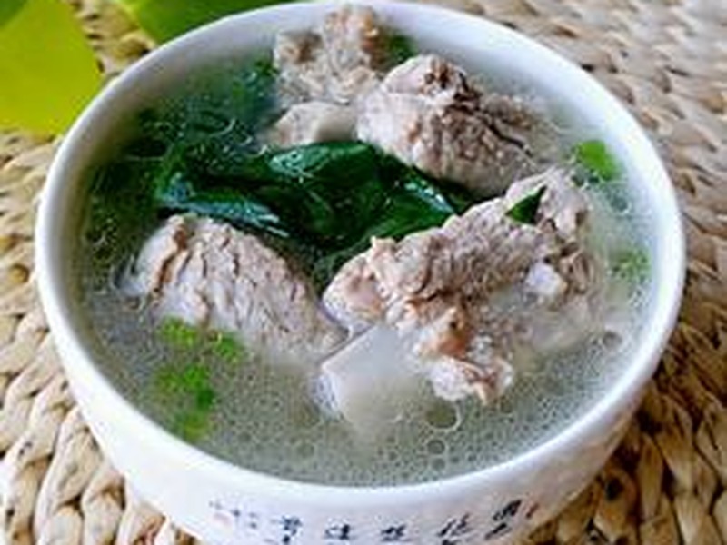 小白菜炖排骨