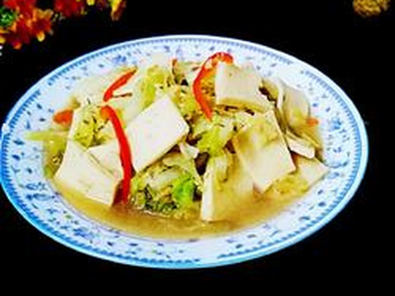 卷心菜与千叶豆腐