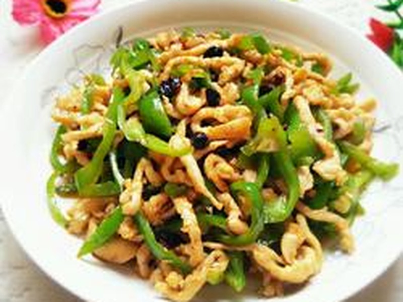 豆豉辣椒炒肉