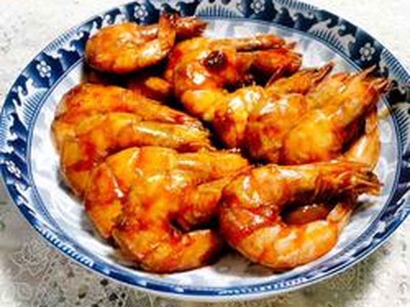 油焖大虾。