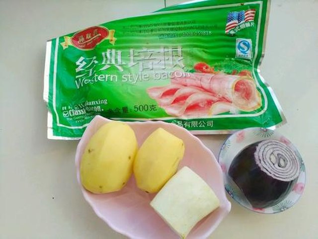 【土豆培根烤肉】步骤1