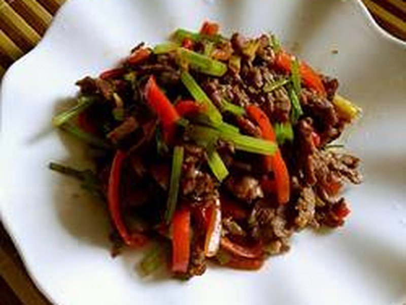 家常炒牛肉