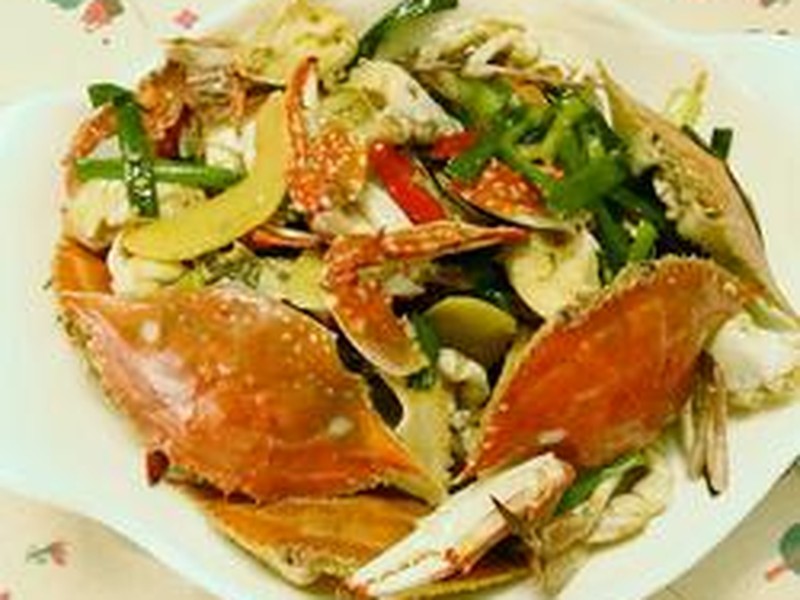 葱姜炒蟹
