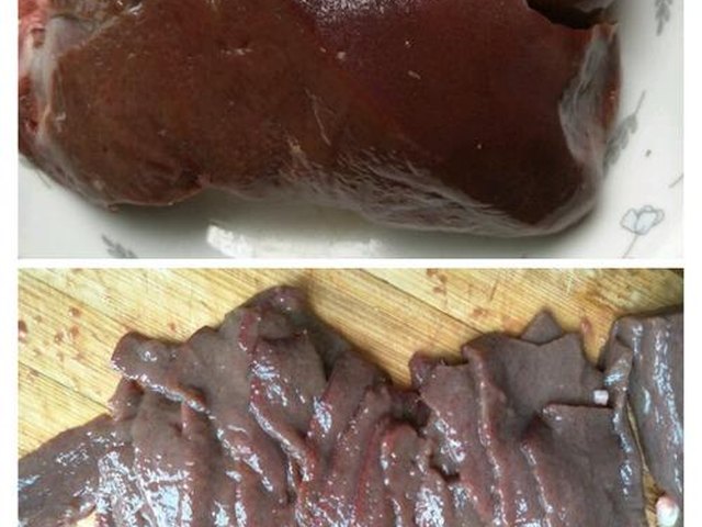 【火爆猪肝】步骤1制作图解