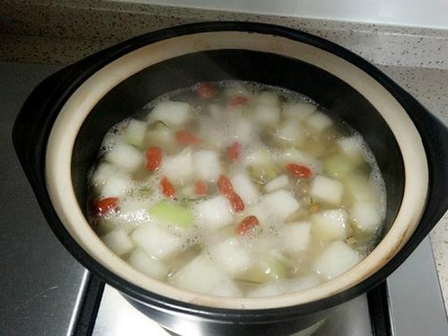 【冬瓜緑豆汤】步骤4