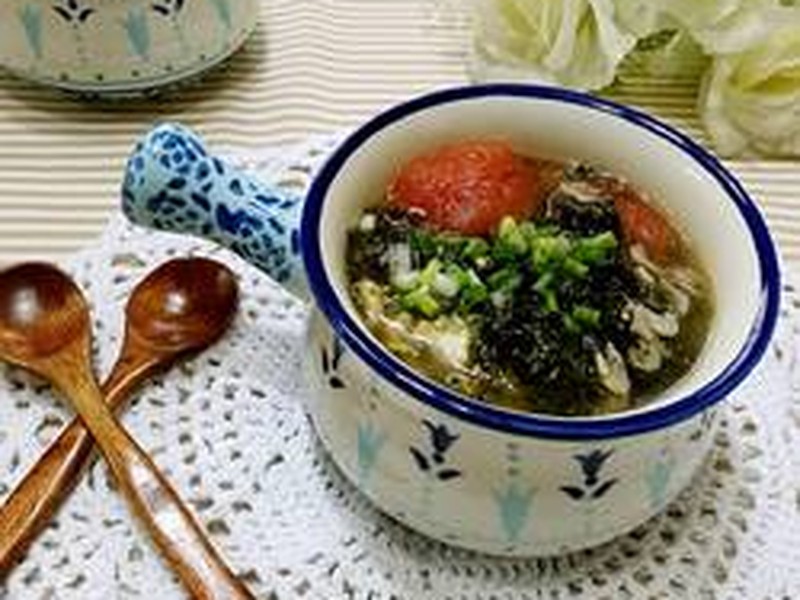 紫菜虾皮蛋花汤