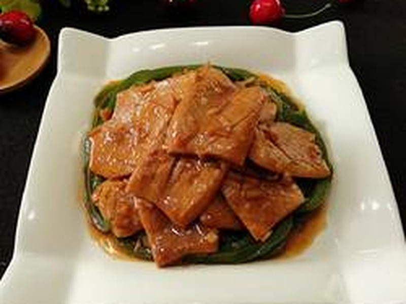 酱汁杏鲍茹