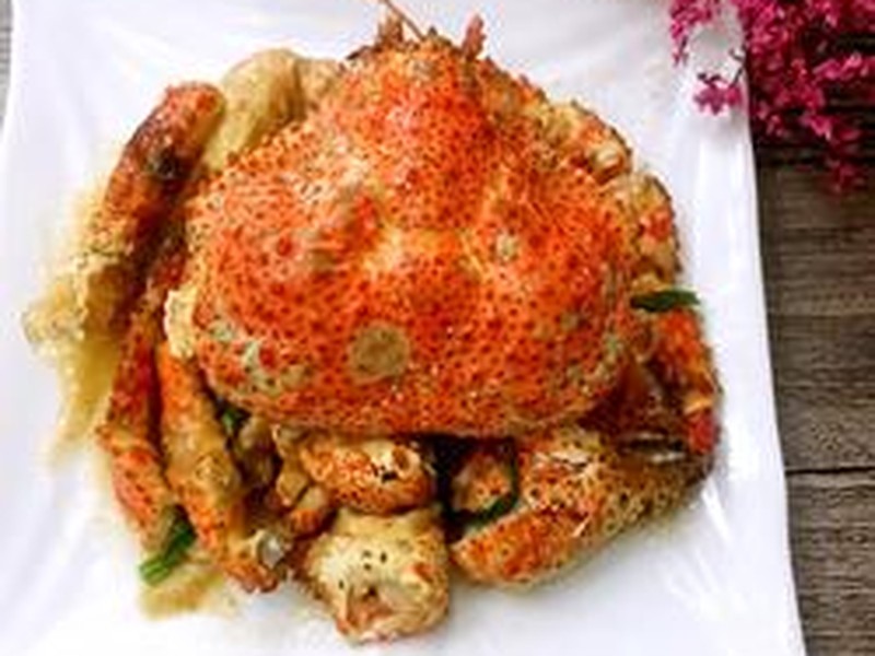 葱姜炒鳕蟹