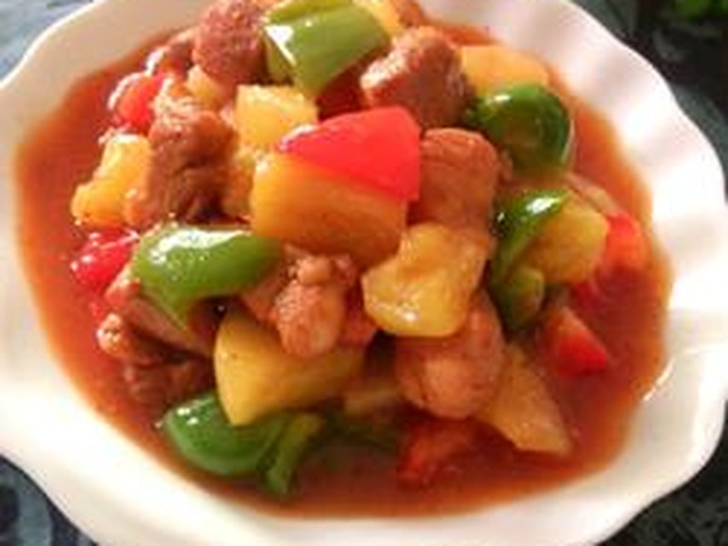 浓香菠萝鸡块