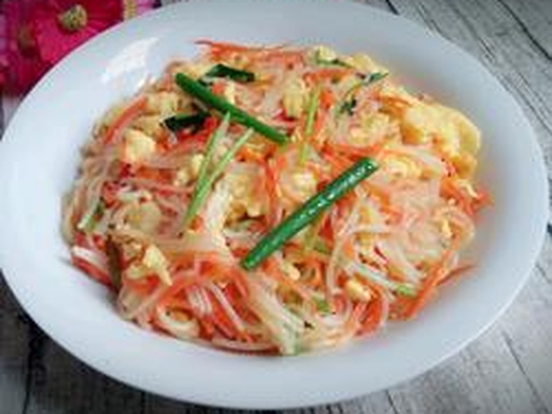 鸡蛋炒粉丝