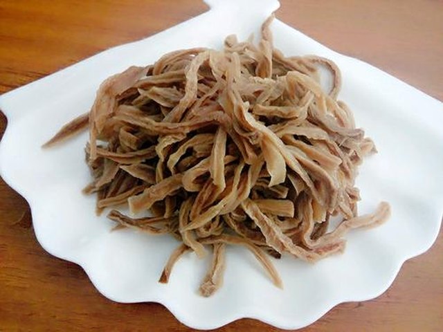 【肉炒萝卜干】步骤4制作图解
