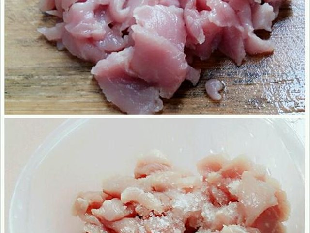 【黄瓜炒肉】步骤4制作图解