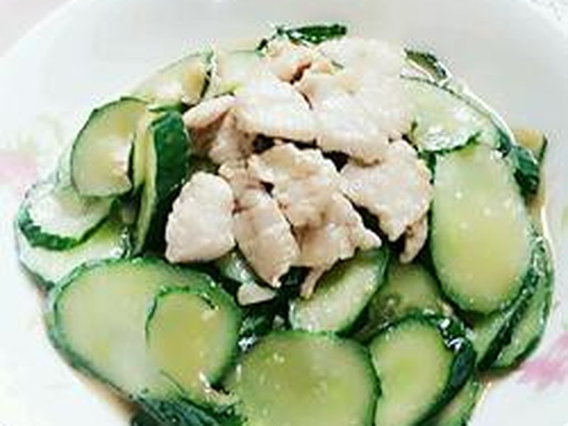 黄瓜炒肉