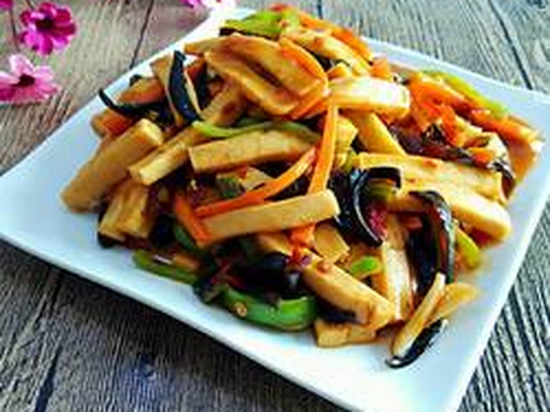鱼香千页豆腐