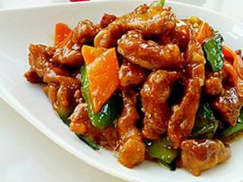 蚝油溜肉段