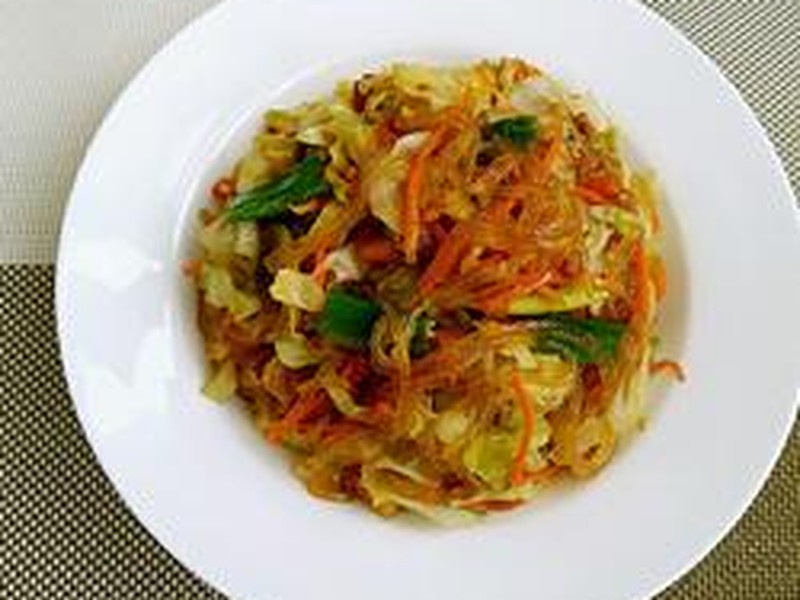 肉末粉丝圆白菜
