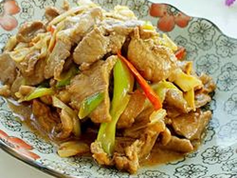 葱爆孜然羊肉