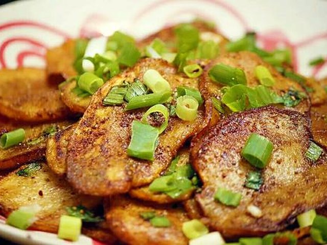 【煎土豆片】步骤1制作图解