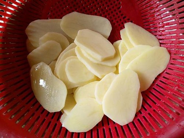 【煎土豆片】步骤4制作图解