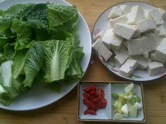 【小白菜炖豆腐】步骤2
