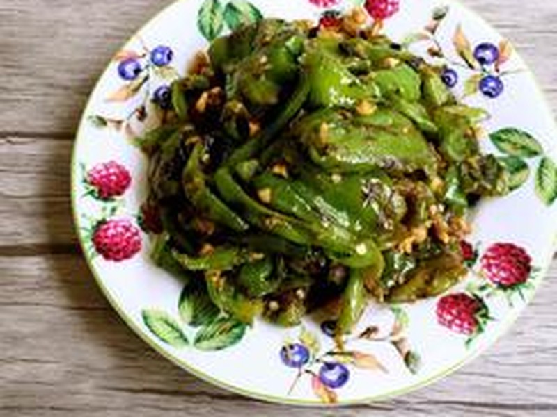 豆豉煸辣椒